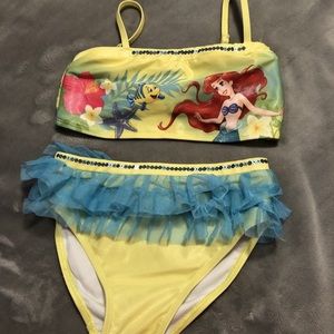 Disney’s Little Mermaid two piece swimsuit.